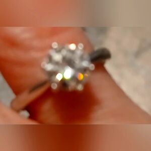 1 carat Moissanite Diamond s925